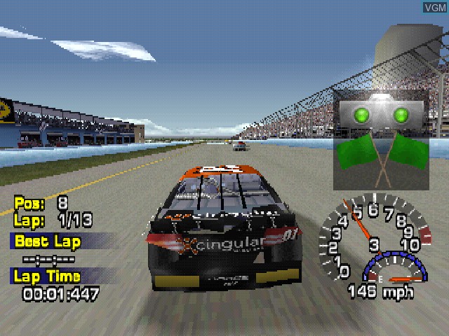 Image in-game du jeu NASCAR Thunder 2002 sur Sony Playstation
