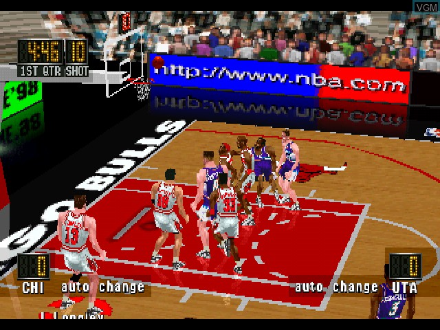 Image in-game du jeu NBA In The Zone '98 sur Sony Playstation