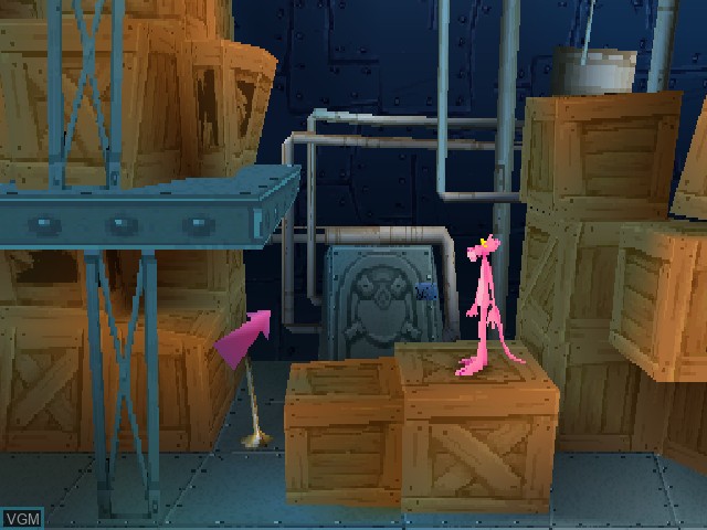 Image in-game du jeu Pink Panther - Pinkadelic Pursuit sur Sony Playstation