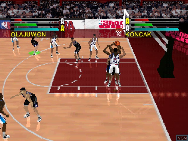 Image in-game du jeu NBA ShootOut sur Sony Playstation