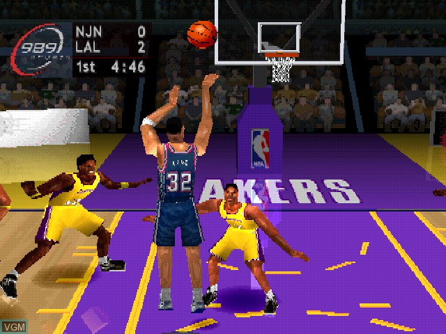 Image in-game du jeu NBA ShootOut 2003 sur Sony Playstation