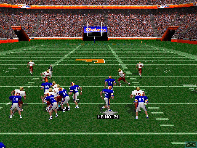 Image in-game du jeu NCAA Football 98 sur Sony Playstation