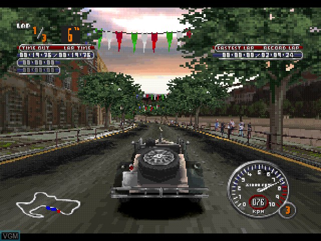Image in-game du jeu Mille Miglia sur Sony Playstation