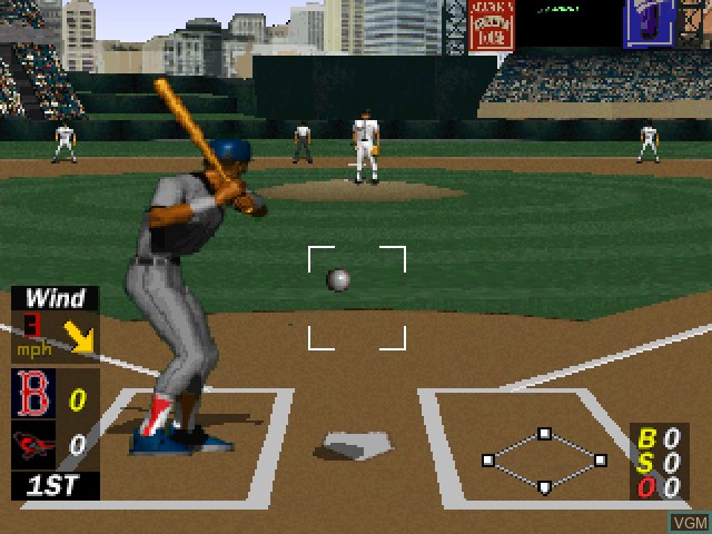 Image in-game du jeu MLB Pennant Race sur Sony Playstation