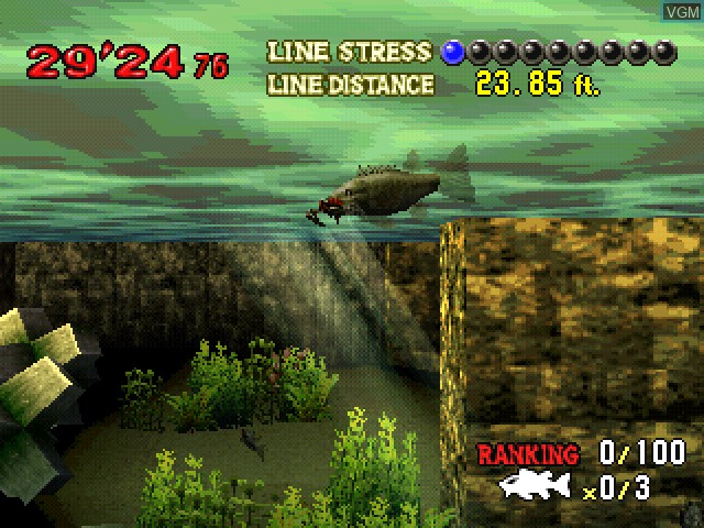 Image in-game du jeu Monster Bass! sur Sony Playstation