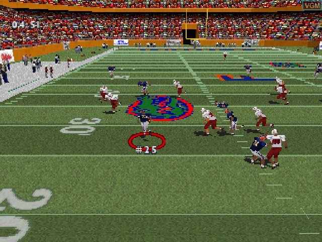Image in-game du jeu NCAA GameBreaker 98 sur Sony Playstation