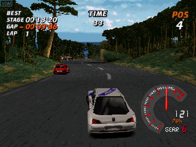 Image in-game du jeu Need for Speed - V-Rally sur Sony Playstation
