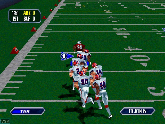 Image in-game du jeu NFL Blitz sur Sony Playstation