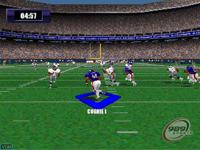 Image in-game du jeu NFL GameDay 2000 sur Sony Playstation
