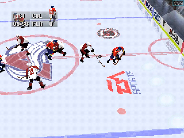 Image in-game du jeu NHL 97 sur Sony Playstation