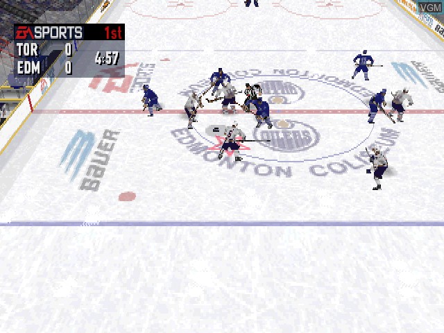 Image in-game du jeu NHL 99 sur Sony Playstation