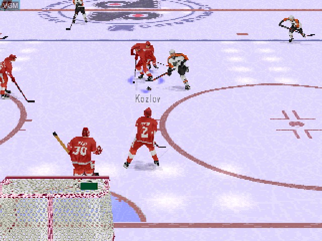 Image in-game du jeu NHL FaceOff 98 sur Sony Playstation