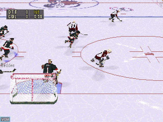 Image in-game du jeu NHL FaceOff 99 sur Sony Playstation