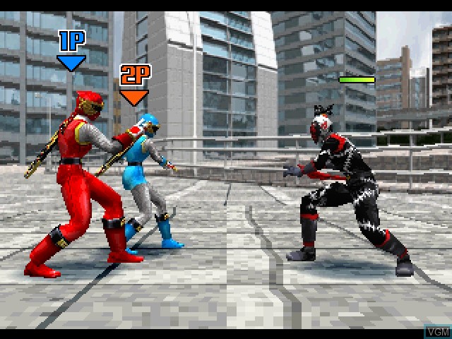 Image in-game du jeu Ninpu Sentai Hurricanger sur Sony Playstation