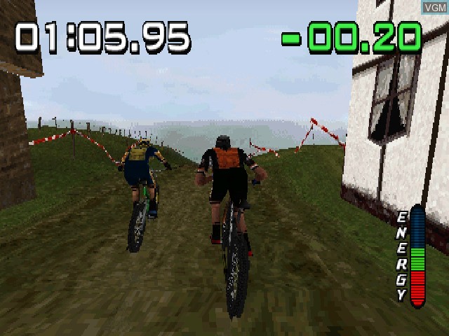 Image in-game du jeu No Fear Downhill Mountain Bike Racing sur Sony Playstation