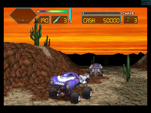 Image in-game du jeu Off-World Interceptor Extreme sur Sony Playstation