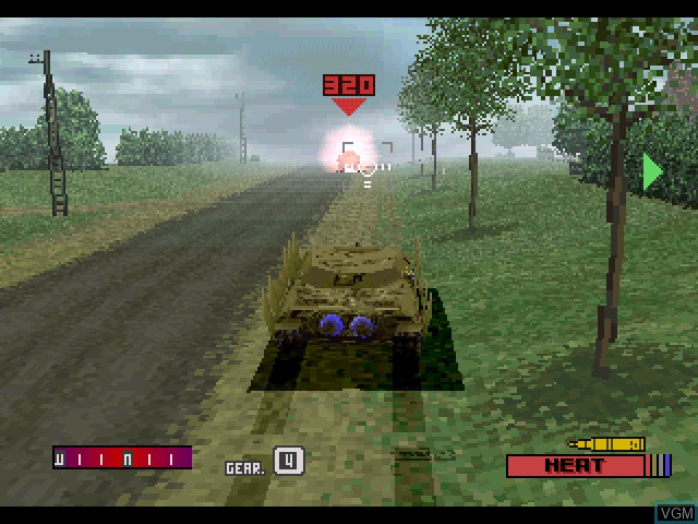 Image in-game du jeu Panzer Front sur Sony Playstation