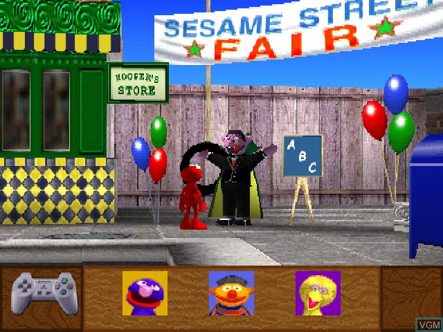 Image in-game du jeu Sesame Street - Elmo's Letter Adventure sur Sony Playstation