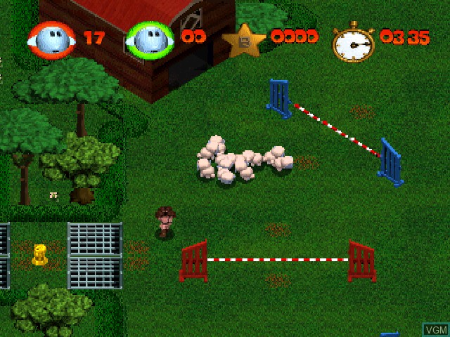 Image in-game du jeu Sheep sur Sony Playstation