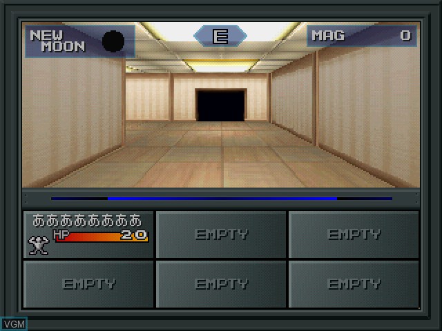 Image in-game du jeu Shin Megami Tensei sur Sony Playstation