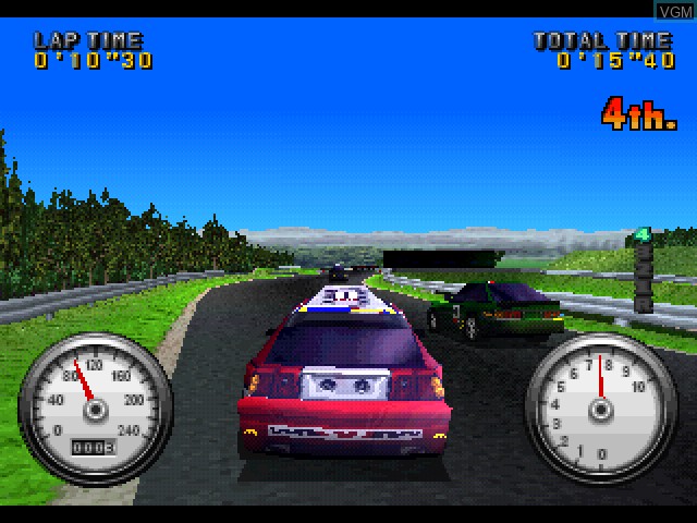 Image in-game du jeu Simple 1500 Series Vol. 13 - The Race sur Sony Playstation