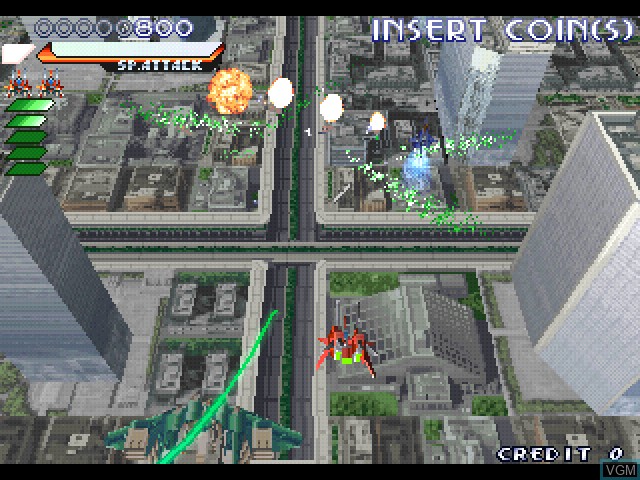 Image in-game du jeu Simple 1500 Series Vol. 75 - The Double Shooting - RayStorm x RayCrisis sur Sony Playstation