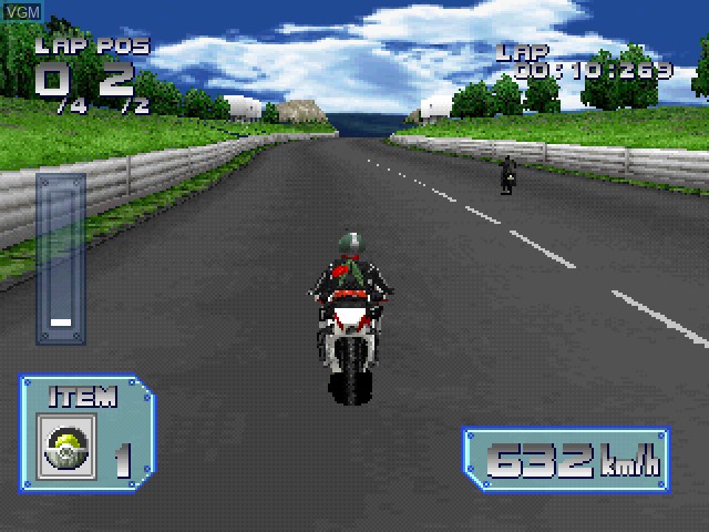 Image in-game du jeu Simple Character 2000 Series Vol. 03 - Kamen Rider - The Bike Race sur Sony Playstation