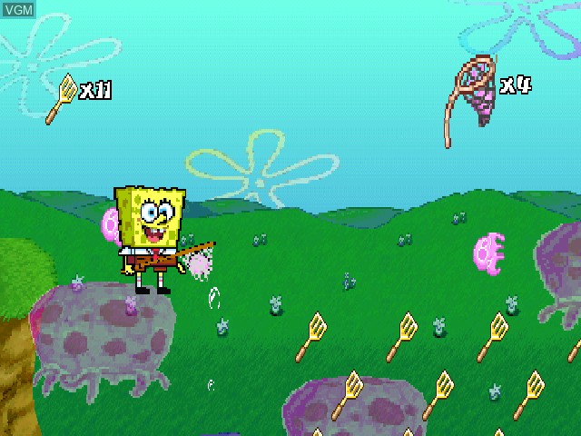 Image in-game du jeu SpongeBob SquarePants - SuperSponge sur Sony Playstation