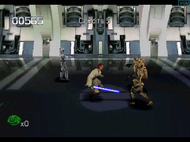 Image in-game du jeu Star Wars - Episode I - Jedi Power Battles sur Sony Playstation