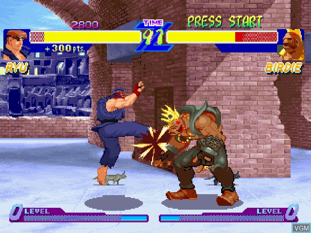 Image in-game du jeu Street Fighter Alpha - Warriors' Dreams sur Sony Playstation