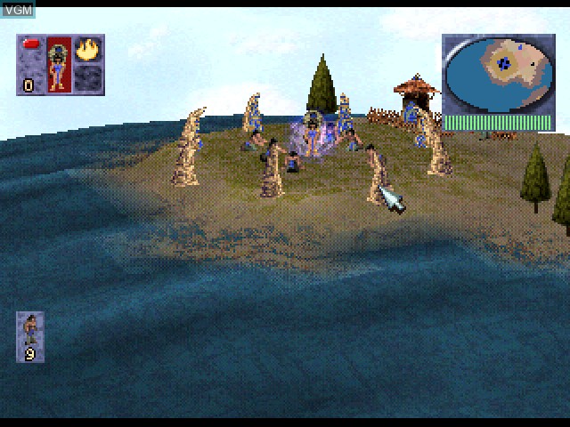 Image in-game du jeu Populous - The Beginning sur Sony Playstation
