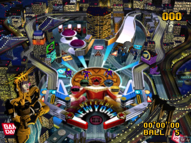 Image in-game du jeu Power Rangers Zeo - Full Tilt Battle Pinball sur Sony Playstation