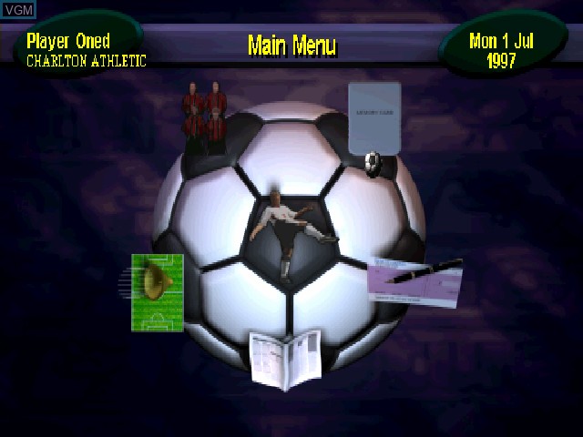 Image in-game du jeu Premier Manager 98 sur Sony Playstation
