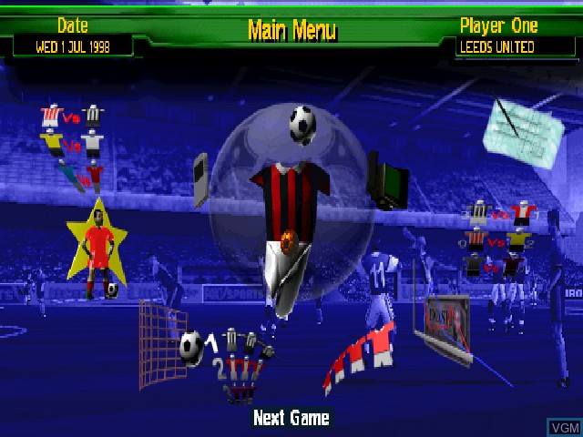 Image in-game du jeu Premier Manager Ninety Nine sur Sony Playstation