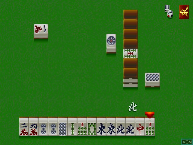 Image in-game du jeu Pro Mahjong Kiwame Plus II sur Sony Playstation