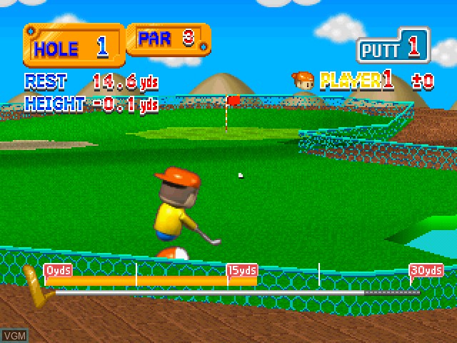 Image in-game du jeu Putter Golf sur Sony Playstation