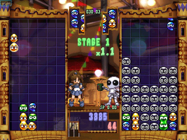 Image in-game du jeu Puyo Puyo~n - Kakkun to Issho sur Sony Playstation