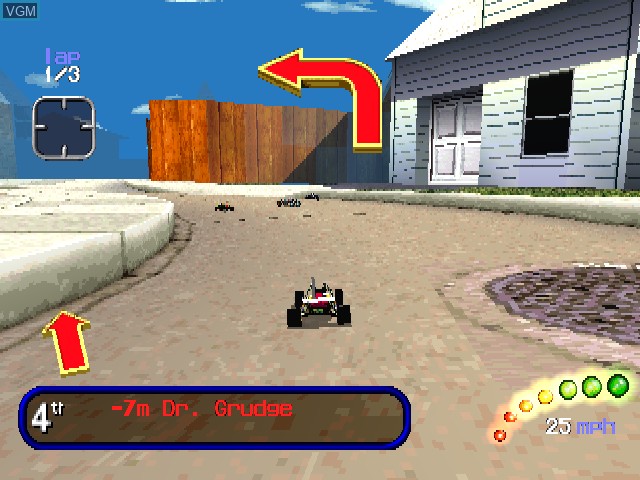 Image in-game du jeu Re-Volt sur Sony Playstation