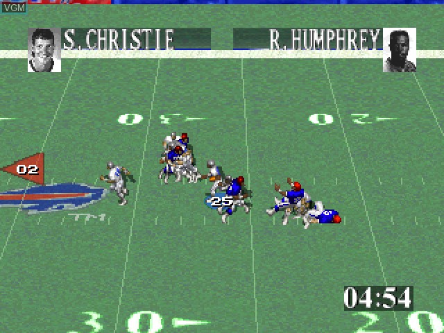 Image in-game du jeu Tecmo Super Bowl sur Sony Playstation