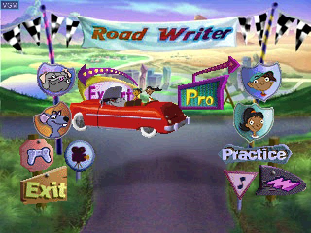 Image in-game du jeu Road Writer sur Sony Playstation
