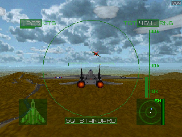 Image in-game du jeu Top Gun - Fire at Will! sur Sony Playstation