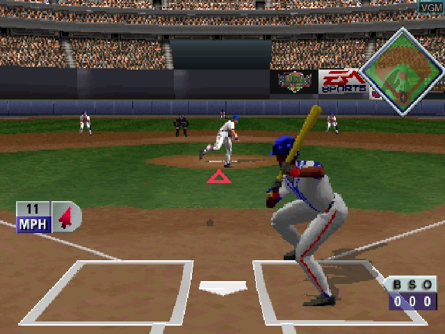 Image in-game du jeu Triple Play 97 sur Sony Playstation