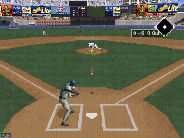 Image in-game du jeu Triple Play 2000 sur Sony Playstation