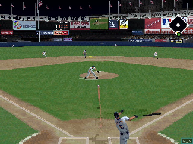 Image in-game du jeu Triple Play Baseball sur Sony Playstation