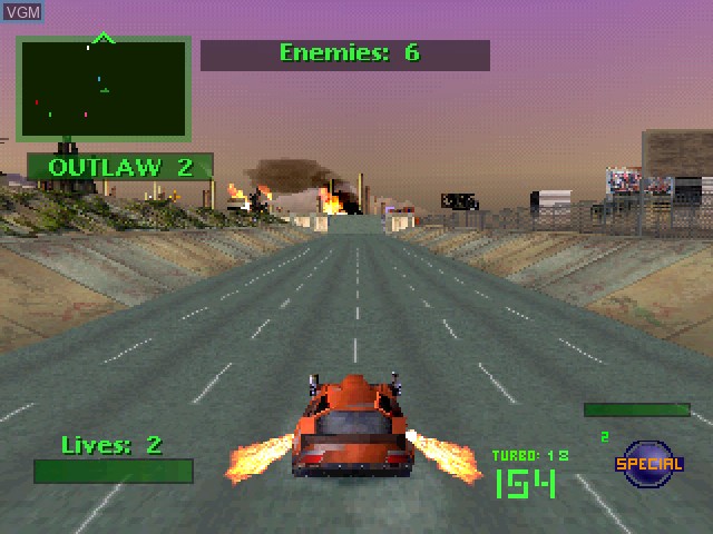 Image in-game du jeu Twisted Metal 2 sur Sony Playstation