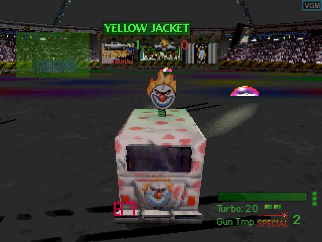 Image in-game du jeu Twisted Metal sur Sony Playstation