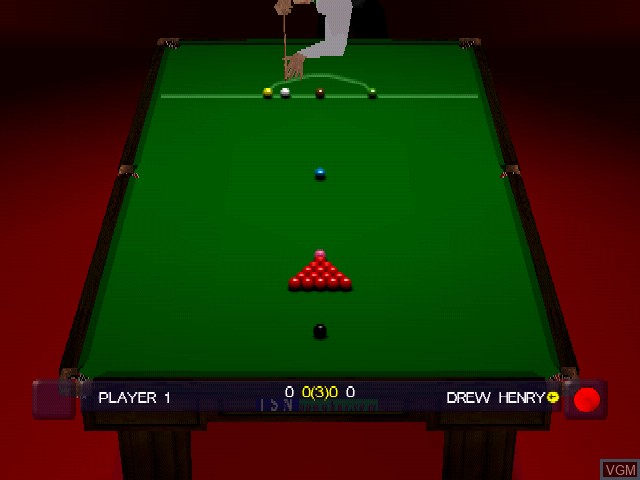 Image in-game du jeu World Championship Snooker sur Sony Playstation