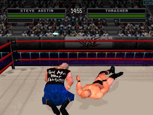 Image in-game du jeu WWF War Zone sur Sony Playstation
