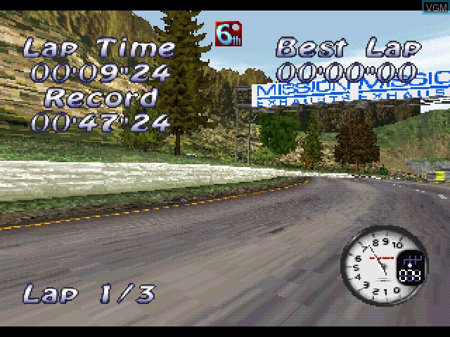 Image in-game du jeu All Star Racing sur Sony Playstation