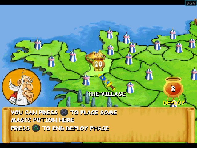 Image in-game du jeu Asterix sur Sony Playstation